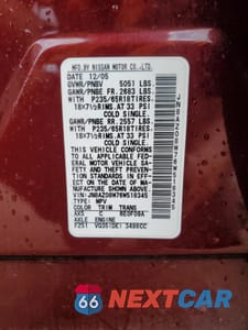 Zdjęcie 13 z 13 samochodu: 2006 NISSAN MURANO SL VIN:JN8AZ08W76W518345 - miniatura