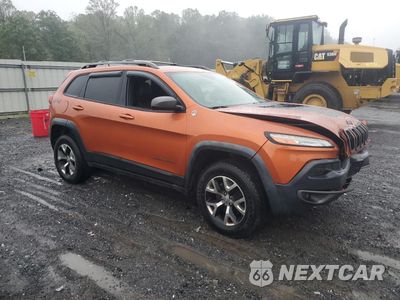 Czwarte zdjęcie samochodu z boku: 2014 JEEP CHEROKEE TRAILHAWK VIN:1C4PJMBS6EW310269 - miniatura