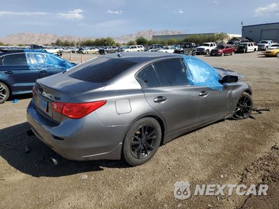 Trzecie zdjęcie samochodu z tyłu: 2017 INFINITI Q50 PREMIUM VIN:JN1EV7AR2HM838003 - miniatura