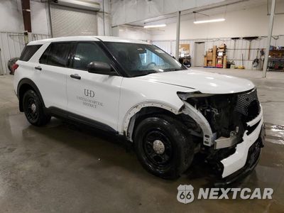 Czwarte zdjęcie samochodu z boku: 2020 FORD EXPLORER POLICE INTERCEPTOR VIN:1FM5K8AB8LGC51189 - miniatura