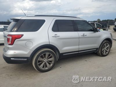 Trzecie zdjęcie samochodu z tyłu: 2018 FORD EXPLORER LIMITED VIN:1FM5K7F89JGB11639 - miniatura