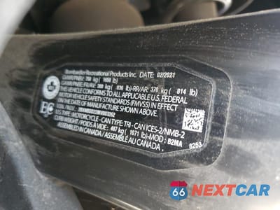 Zdjęcie 9 z 10 samochodu: 2021 CAN-AM SPYDER ROADSTER RT VIN:2BXNBDD22MV003262 - miniatura