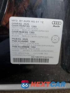 Zdjęcie 14 z 14 samochodu: 2012 AUDI Q5 PREMIUM PLUS VIN:WA1MKCFP7CA075353 - miniatura