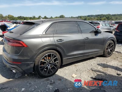 Trzecie zdjęcie samochodu z tyłu: 2021 AUDI SQ8 PRESTIGE VIN:WA1CWBF12MD009153 - miniatura