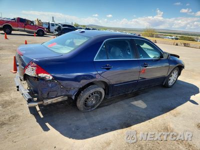 Trzecie zdjęcie samochodu z tyłu: 2007 HONDA ACCORD EX VIN:1HGCM665X7A063989 - miniatura