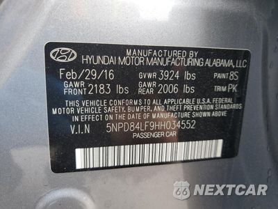Zdjęcie 12 z 13 samochodu: 2017 HYUNDAI ELANTRA SE VIN:5NPD84LF9HH034552 - miniatura