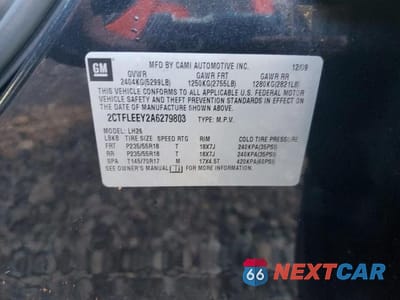 Zdjęcie 13 z 13 samochodu: 2010 GMC TERRAIN SLE VIN:2CTFLEEY2A6279803 - miniatura