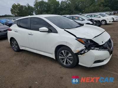 Czwarte zdjęcie samochodu z boku: 2021 NISSAN LEAF S PLUS VIN:1N4BZ1BV6MC552111 - miniatura