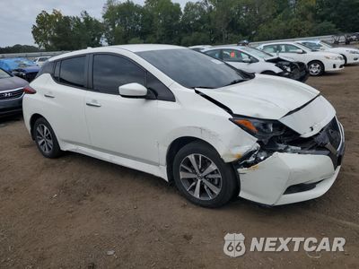 Czwarte zdjęcie samochodu z boku: 2021 NISSAN LEAF S PLUS VIN:1N4BZ1BV6MC552111 - miniatura