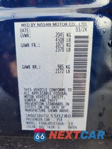 Zdjęcie 13 z 13 samochodu: 2025 NISSAN LEAF S VIN:1N4AZ1BV7SC550280 - miniatura