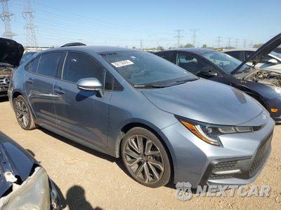 Czwarte zdjęcie samochodu z boku: 2020 TOYOTA COROLLA SE VIN:5YFS4RCE4LP024319 - miniatura
