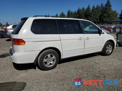 Trzecie zdjęcie samochodu z tyłu: 2002 HONDA ODYSSEY EX VIN:2HKRL18672H536236 - miniatura