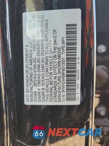 Zdjęcie 13 z 13 samochodu: 2023 HONDA PILOT EXL VIN:5FNYG1H58PB013501 - miniatura
