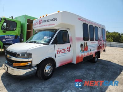 Drugie zdjęcie samochodu z przodu: 2019 CHEVROLET EXPRES3500 - TRANSIT VEHICLES VIN:1HA3GSBG7KN006412 - miniatura