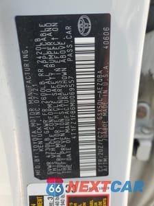 Zdjęcie 12 z 13 samochodu: 2021 TOYOTA AVALON TRD VIN:4T1FZ1FB6MU069557 - miniatura