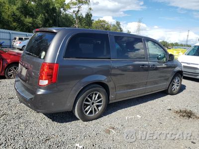 Trzecie zdjęcie samochodu z tyłu: 2016 DODGE GRAND CARAVAN SE VIN:2C4RDGBG0GR279576 - miniatura