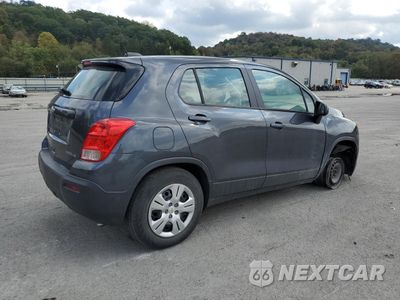Trzecie zdjęcie samochodu z tyłu: 2016 CHEVROLET TRAX LS VIN:3GNCJKSB3GL263303 - miniatura