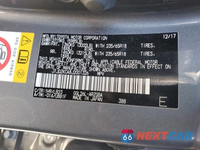 Zdjęcie 14 z 14 samochodu: 2018 LEXUS RX 350 L VIN:JTJDZKCA8J2001326 - miniatura