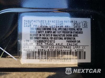 Zdjęcie 12 z 12 samochodu: 2023 NISSAN SENTRA S VIN:3N1AB8BV2PY318713 - miniatura