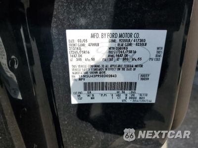 Zdjęcie 12 z 14 samochodu: 2005 FORD EXCURSION LIMITED VIN:1FMSU43P95ED02843 - miniatura