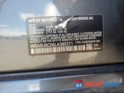 Zdjęcie 12 z 12 samochodu: 2020 BMW M340XI VIN:WBA5U9C06LA380371 - miniatura