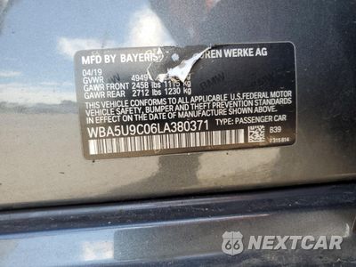 Zdjęcie 12 z 12 samochodu: 2020 BMW M340XI VIN:WBA5U9C06LA380371 - miniatura
