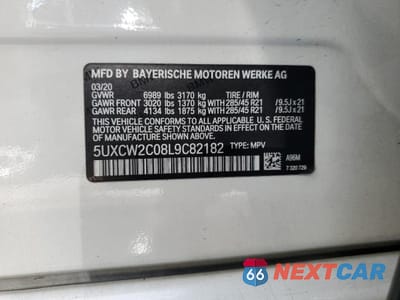 Zdjęcie 13 z 13 samochodu: 2020 BMW X7 XDRIVE40I VIN:5UXCW2C08L9C82182 - miniatura
