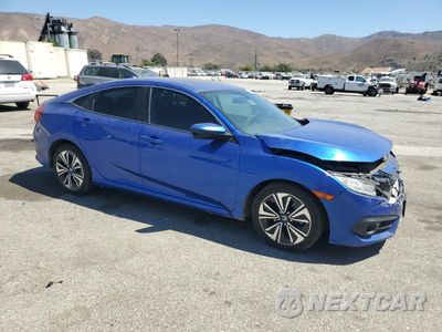 Czwarte zdjęcie samochodu z boku: 2017 HONDA CIVIC EX VIN:19XFC1F36HE002475 - miniatura