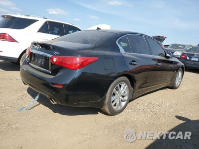 Trzecie zdjęcie samochodu z tyłu: 2015 INFINITI Q50 BASE VIN:JN1BV7AR9FM413815 - miniatura