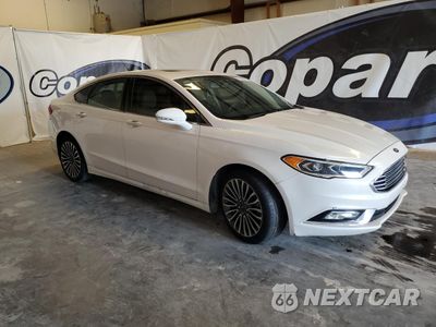 Czwarte zdjęcie samochodu z boku: 2017 FORD FUSION SE VIN:3FA6P0HD0HR193460 - miniatura