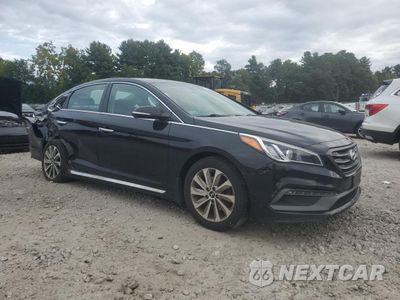 Czwarte zdjęcie samochodu z boku: 2017 HYUNDAI SONATA SPORT VIN:5NPE34AF8HH453594 - miniatura