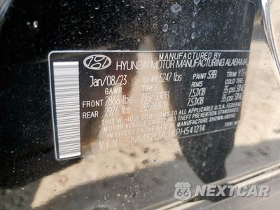Zdjęcie 13 z 14 samochodu: 2023 HYUNDAI SANTA FE SEL VIN:5NMS2DAJXPH541214 - miniatura