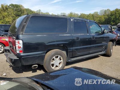 Trzecie zdjęcie samochodu z tyłu: 2002 GMC DENALI XL K1500 VIN:1GKFK66U82J166091 - miniatura