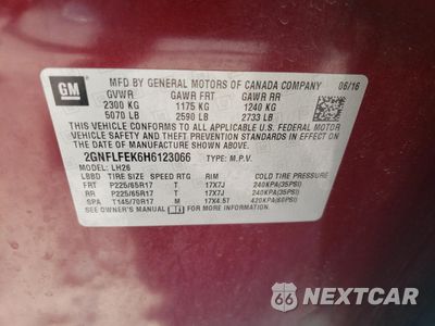 Zdjęcie 13 z 14 samochodu: 2017 CHEVROLET EQUINOX LT VIN:2GNFLFEK6H6123066 - miniatura