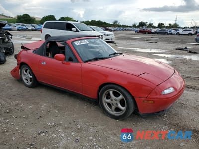 Czwarte zdjęcie samochodu z boku: 1990 MAZDA MX-5 MIATA VIN:JM1NA3518L0108506 - miniatura