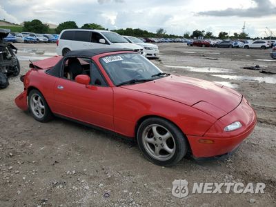 Czwarte zdjęcie samochodu z boku: 1990 MAZDA MX-5 MIATA VIN:JM1NA3518L0108506 - miniatura