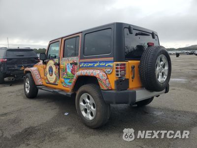 Drugie zdjęcie samochodu z przodu: 2013 JEEP WRANGLER UNLIMITED SAHARA VIN:1C4HJWEGXDL515262 - miniatura