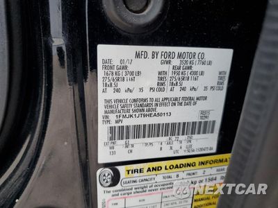 Zdjęcie 13 z 15 samochodu: 2017 FORD EXPEDITION EL XLT VIN:1FMJK1JT9HEA50113 - miniatura