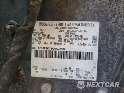 Zdjęcie 14 z 14 samochodu: 2016 FORD F59 VIN:1F65F5KY8G0A02502 - miniatura