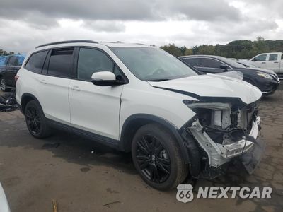 Czwarte zdjęcie samochodu z boku: 2022 HONDA PILOT BLACK VIN:5FNYF6H77NB057682 - miniatura