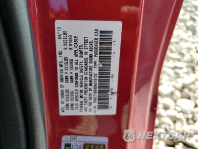 Zdjęcie 12 z 12 samochodu: 2013 HONDA ACCORD EXL VIN:1HGCT1B88DA018132 - miniatura
