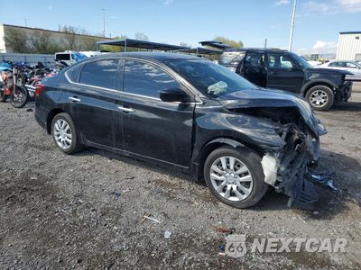 Czwarte zdjęcie samochodu z boku: 2019 NISSAN SENTRA S VIN:3N1AB7AP9KY425537 - miniatura