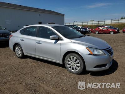 Czwarte zdjęcie samochodu z boku: 2015 NISSAN SENTRA S VIN:3N1AB7AP8FL653127 - miniatura