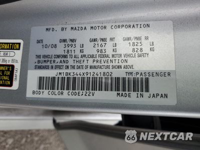 Zdjęcie 12 z 14 samochodu: 2009 MAZDA 3 S VIN:JM1BK344X91241802 - miniatura