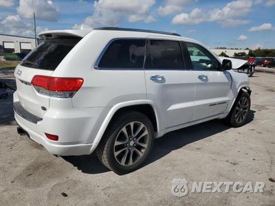 Trzecie zdjęcie samochodu z tyłu: 2018 JEEP GRAND CHEROKEE OVERLAND VIN:1C4RJECG1JC204994 - miniatura