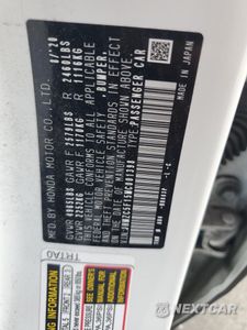Zdjęcie 12 z 13 samochodu: 2021 HONDA CLARITY VIN:JHMZC5F15MC001398 - miniatura