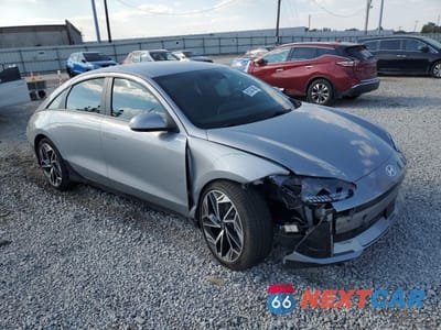 Czwarte zdjęcie samochodu z boku: 2023 HYUNDAI IONIQ 6 SEL VIN:KMHM34AA4PA026754 - miniatura
