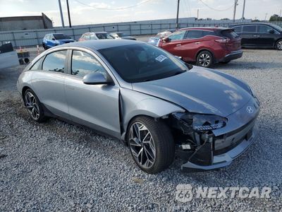 Czwarte zdjęcie samochodu z boku: 2023 HYUNDAI IONIQ 6 SEL VIN:KMHM34AA4PA026754 - miniatura