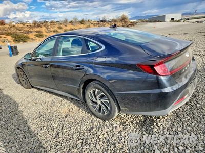 Drugie zdjęcie samochodu z przodu: 2021 HYUNDAI SONATA HYBRID BLUE VIN:KMHL24JJ7MA024376 - miniatura