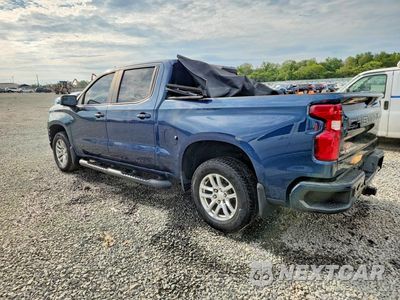 Drugie zdjęcie samochodu z przodu: 2019 CHEVROLET SILVERADO K1500 RST VIN:1GCUYEED6KZ156657 - miniatura
